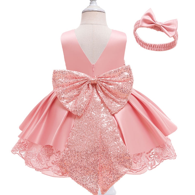 Lace Baby Girl Suknia ślubna Nowy styl, 1-6 lat sukienki pari dla dziewczynki