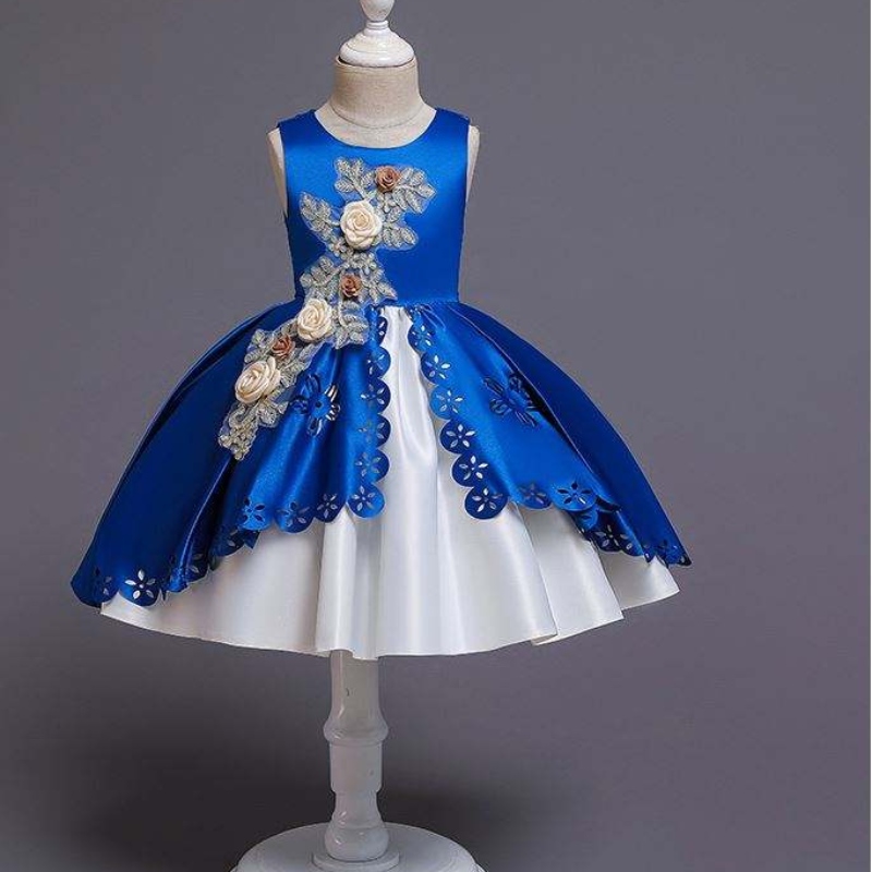 Nowa gala dziewcząt Flower Design Flower Galana eleganckie wieczorowe sukienki imprezowe