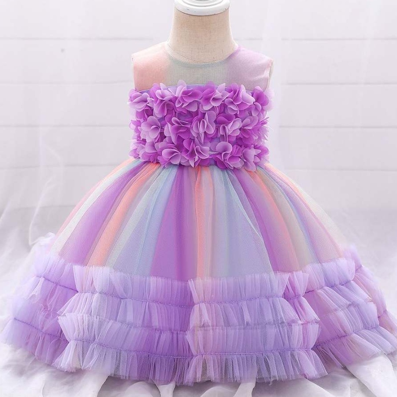 Baige Kids Birthday Sukienkina imprezę dla dziewczątnowocienne dziecko bawełniane lato