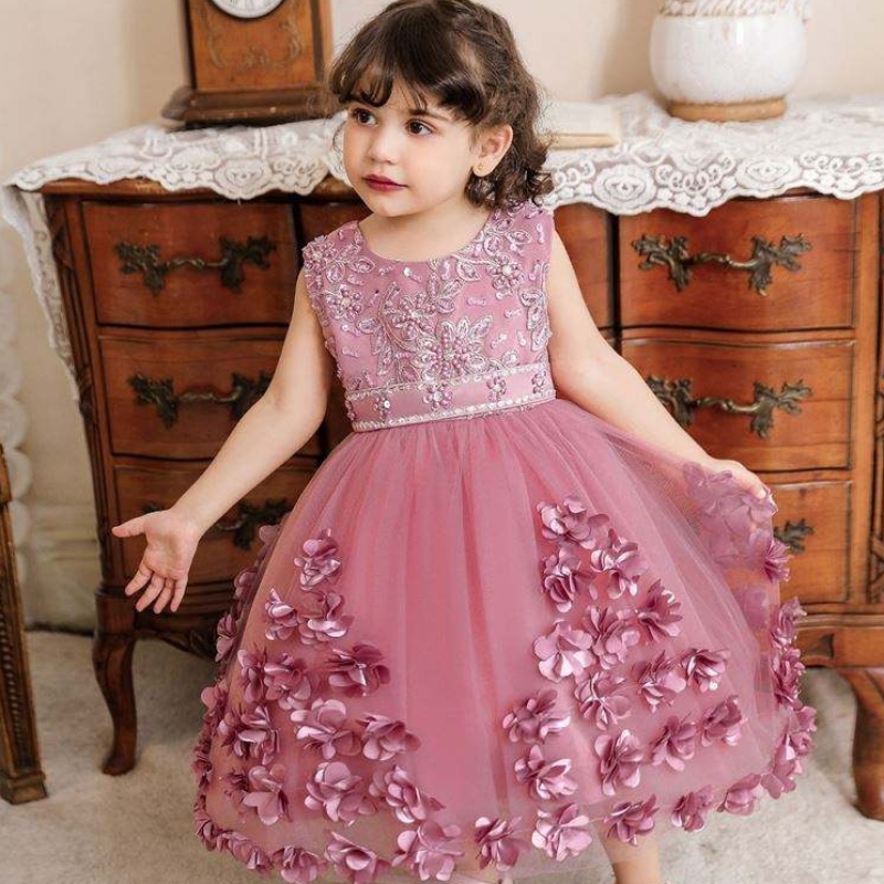 Baige Summer Floral Children Sukienki dla dzieci
