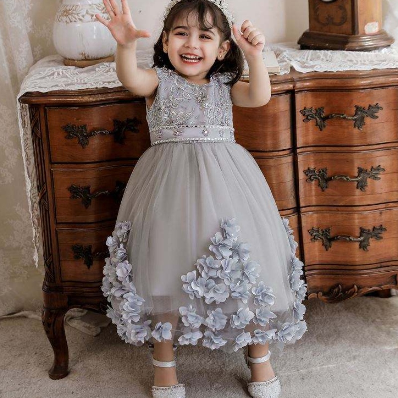Baige Summer Floral Children Sukienki dla dzieci