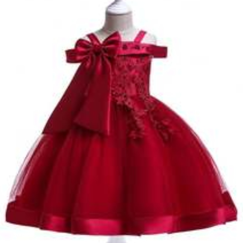 Baige Kids Sukienki ślubne zdjęcia Baby Flower Sukienki Dzieci sukienki L5081