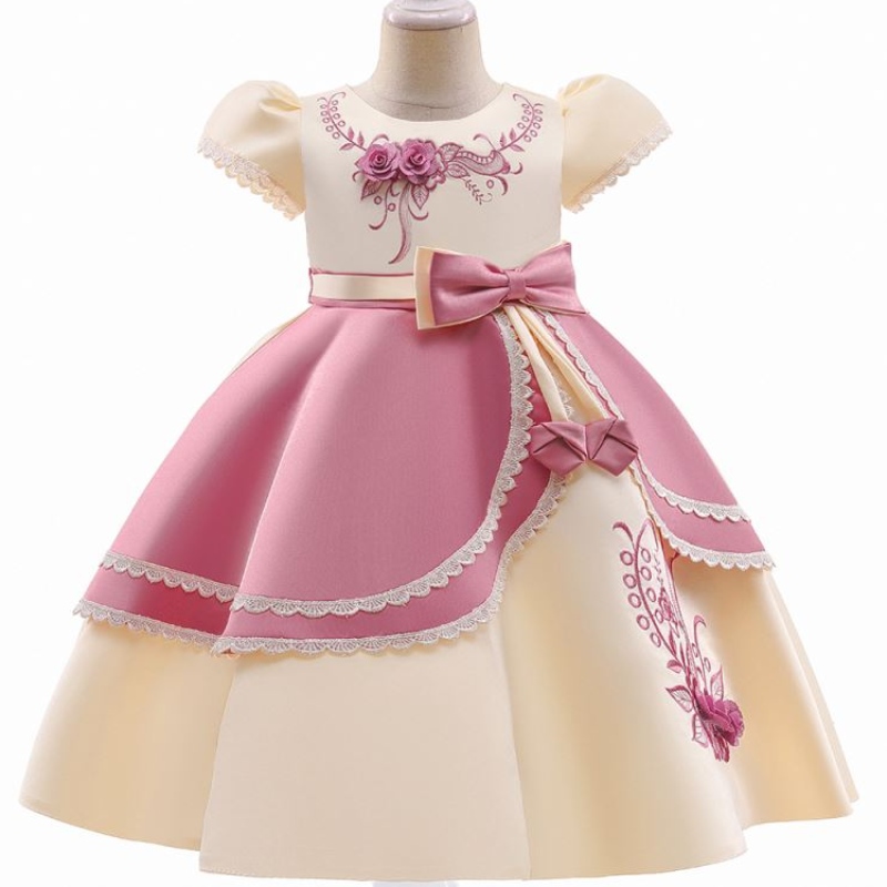 Suknia ślubna dla dzieci w stylu Baige dla dzieci Piękne sukienki urodzinowe 3-10 lat L5240