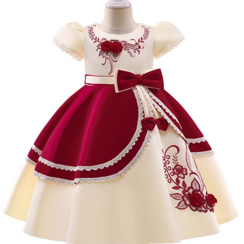 Suknia ślubna dla dzieci w stylu Baige dla dzieci Piękne sukienki urodzinowe 3-10 lat L5240
