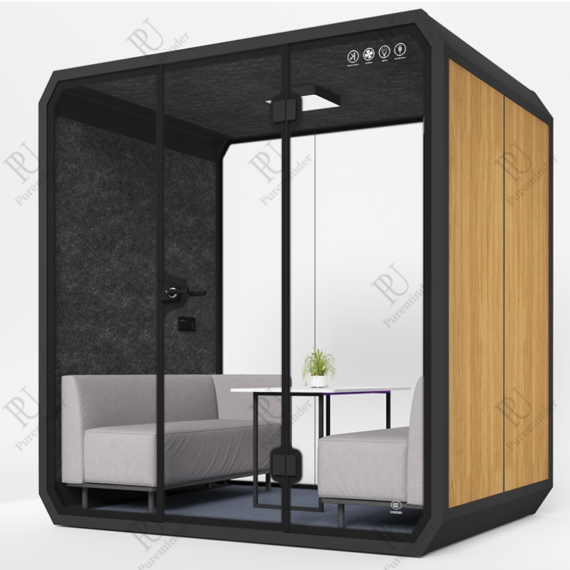 PureMinder L Rozmiar Soundproof Booth Prywatna przenośna ciszana spotkanie domowe i biurowe