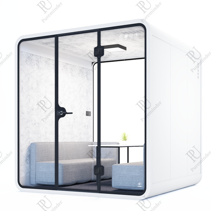 PureMinder XL Rozmiar Soundproof Booth Prywatna przenośna ciszana spotkanie domowe i biurowe