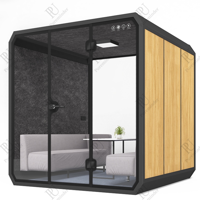 PureMinder XL Rozmiar Soundproof Booth Prywatna przenośna ciszana spotkanie domowe i biurowe