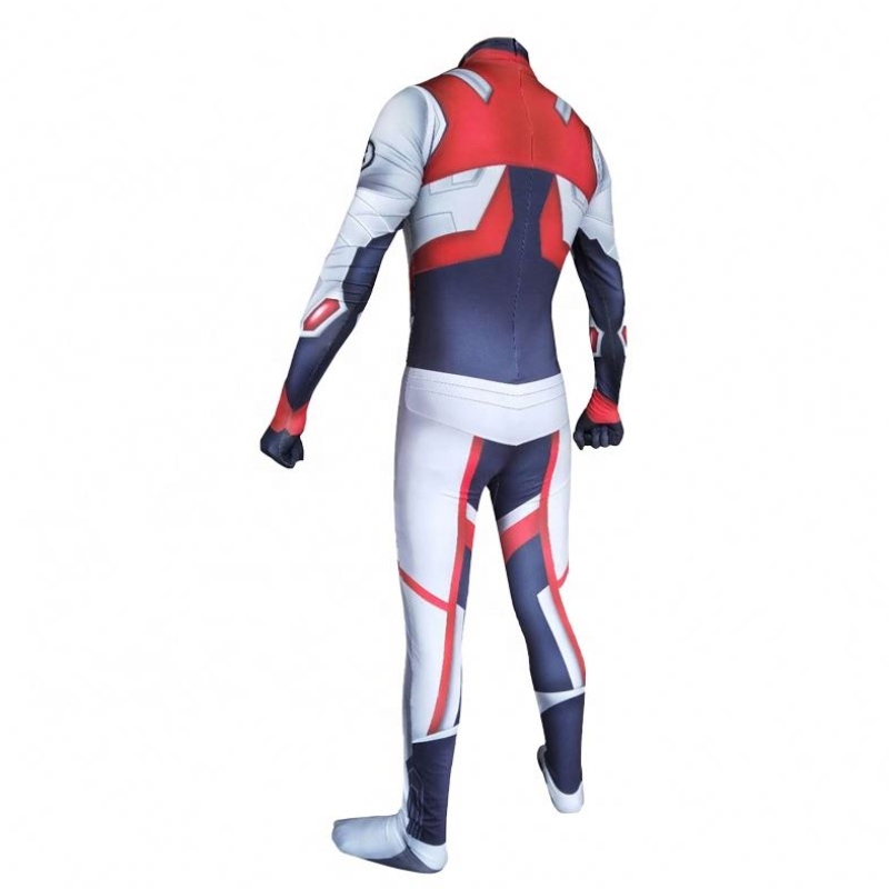Ecooparty New Style Avenger 4 Endgame Quantum Realm Cool Superhero Cosplay Zentai Bodysuit Jumpsuits dla mężczyzn Costume
