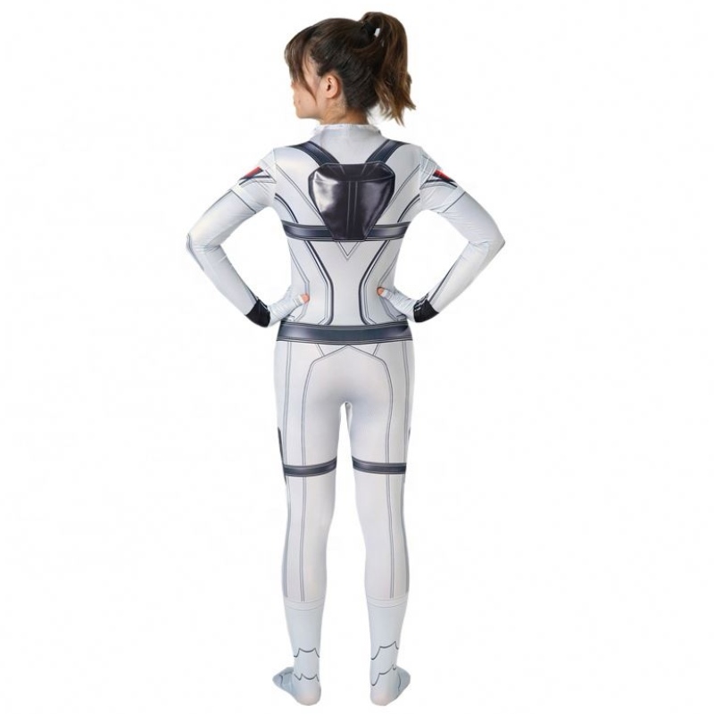 Hurtowy film czarny&white Halloween cosplay cosplay pełny body catsuit dla kobiet Kostium czarnej wdowy
