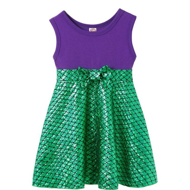 Dziewczyna letnia sukienka Dzieci Mickey Belle Knowarni bez rękawów Casual Cotton Costume Kids Birthday Ubrania księżniczki