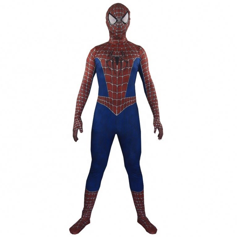 Wysokiej jakości telewizor mięśni&movie role superhero Jumpsuits Niesamowity kostium Spiderman dla dorosłych
