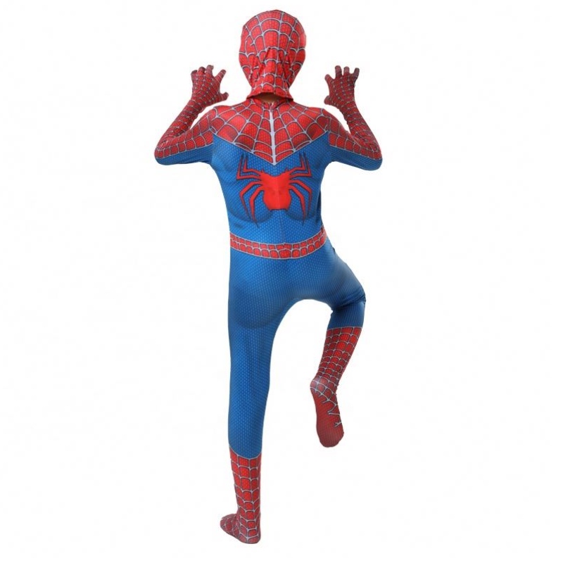 Made in China Factory Classic popularnyniebieski garnitur Avenger TV&movie Superhero Jumpsuits Anime Halloween Ubrania Spiderman