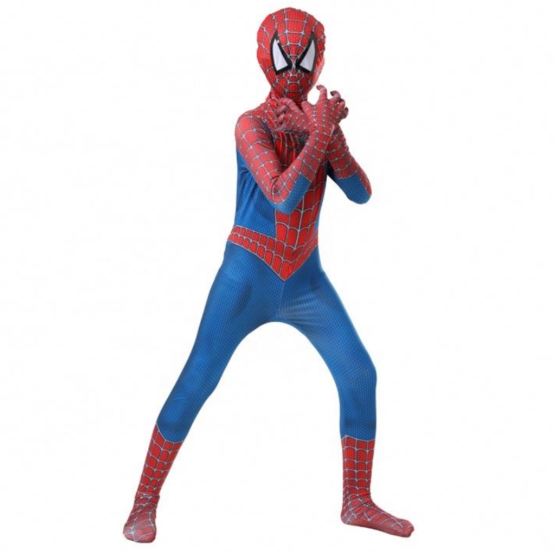 Made in China Factory Classic popularnyniebieski garnitur Avenger TV&movie Superhero Jumpsuits Anime Halloween Ubrania Spiderman