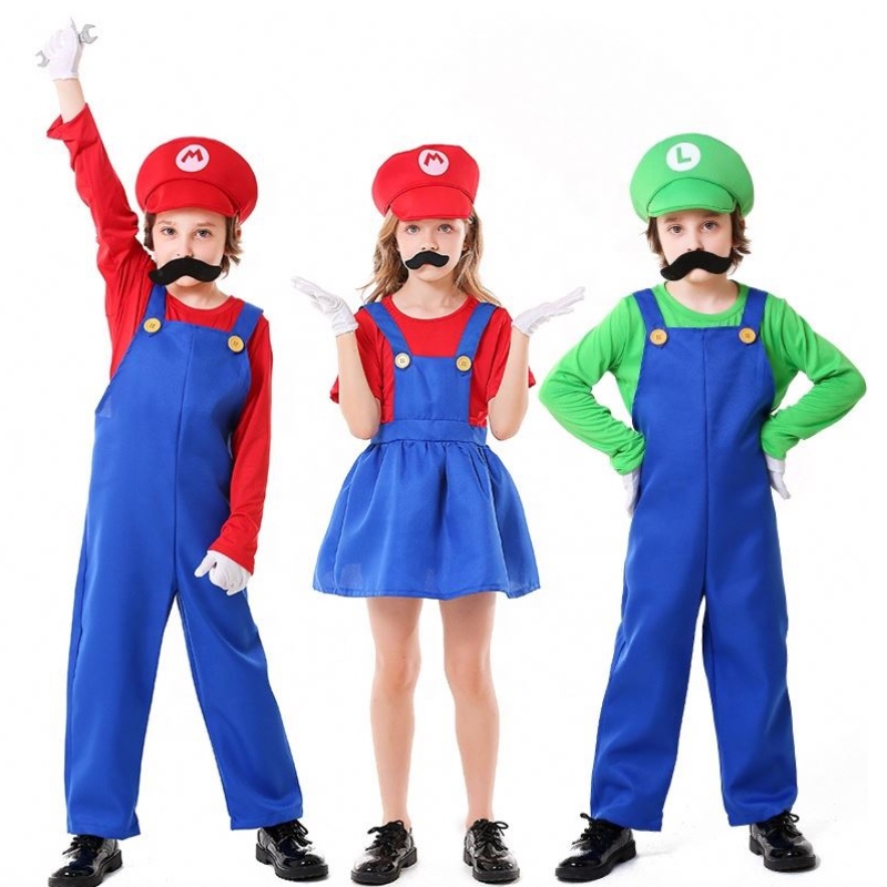 Gorące Halloween Cosplay Louis Game Costume Costume Hydraulik Commish Super Mario Bros Costume