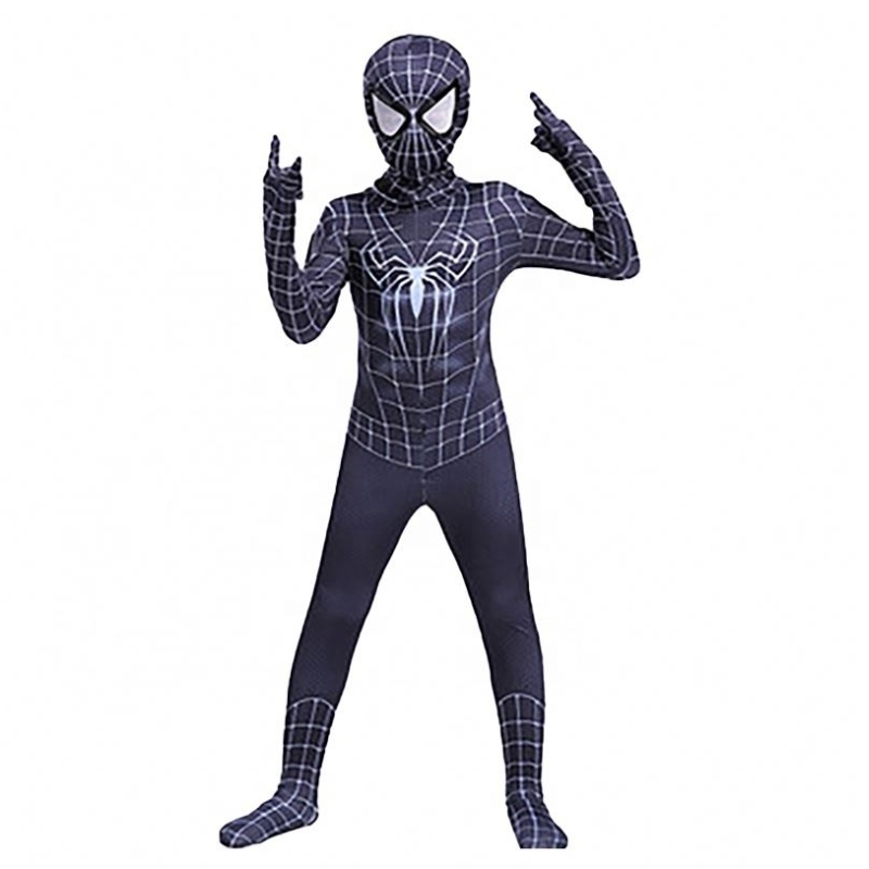Fajne fantazyjne czarne ubraniana Halloween dla dzieci&adults TV&film Superhero Cosplay Factory TrajJe Spider Man Costium