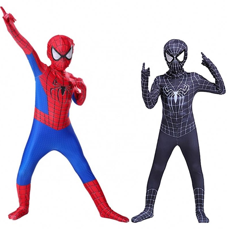 Fajne fantazyjne czarne ubraniana Halloween dla dzieci&adults TV&film Superhero Cosplay Factory TrajJe Spider Man Costium