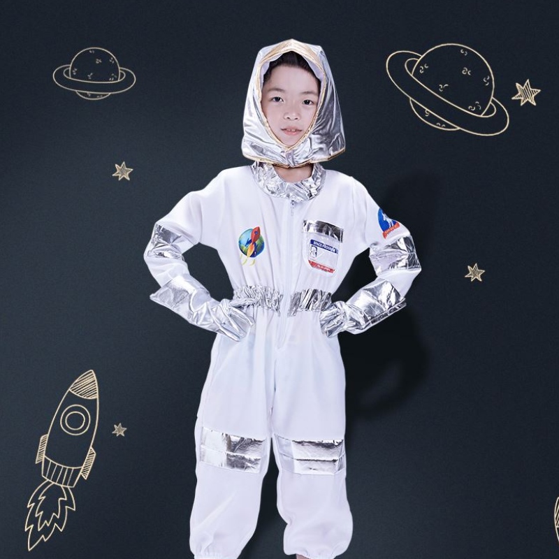 Boy Girl Halloween Kostium kombinezonu Cosplay Astronaut Costume for Kids HCBC-025