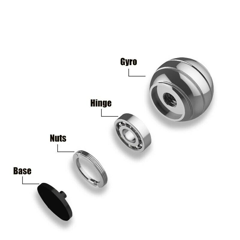 Nowy projekt pulpitu Fidget Spinner Zabawki stresowe Rotary Gyro Dorosłe dzieci aluminium dekompresyjne