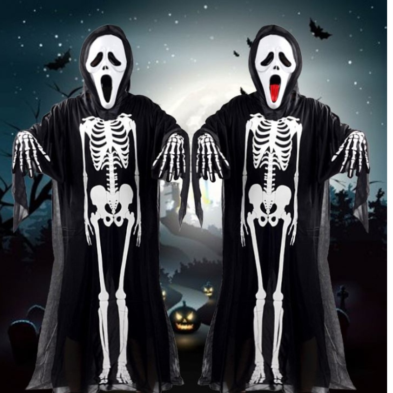 Celebration Masquerade Cosplay Halloween Costume Ghost Ubrania ludzie szkieletowe ubrania czaszki