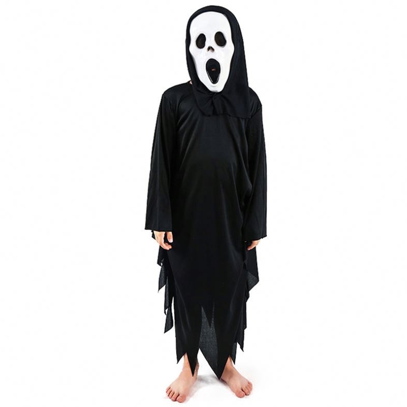 Halloween Scary Cosplay Suit Boys Creepy Phantom Ubranie kostiumów Ghost Halloween HCVM-003