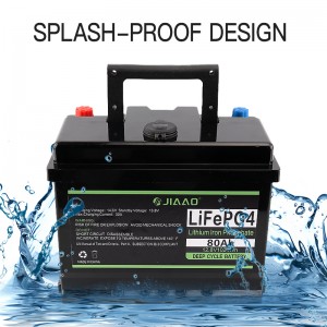 Bateria słoneczna LFP 12v 80ah Lifepo4 Bateria litiowa
