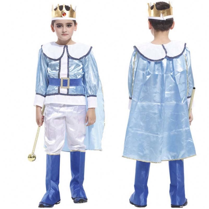Halloween Boże Narodzenie Cosplay Party Fancy Dress Up Child Boys Medieval Prince Boy King Costume HCBC-022