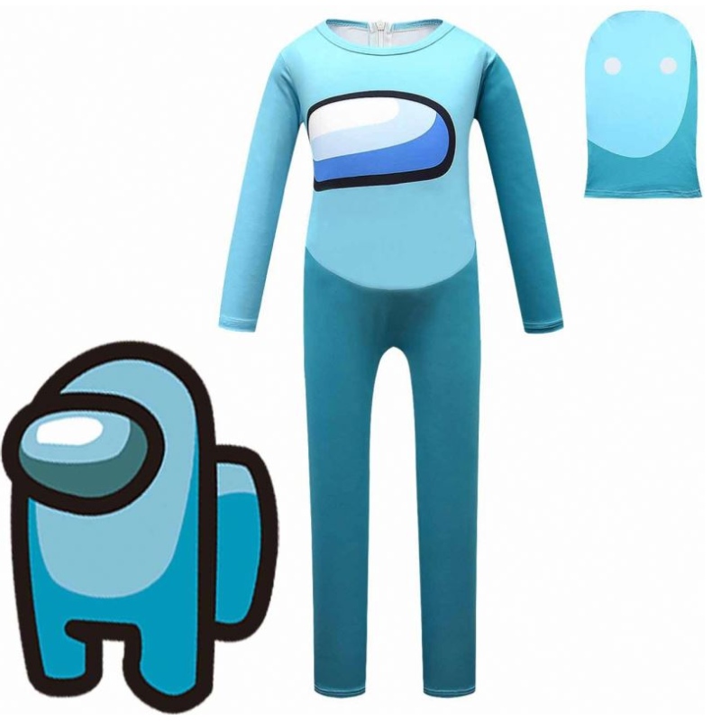 2PCS Anime Game Cosplay Kostiumy dla dzieci chłopców dziewczęta kombinezon&MAMK kostium Halloween