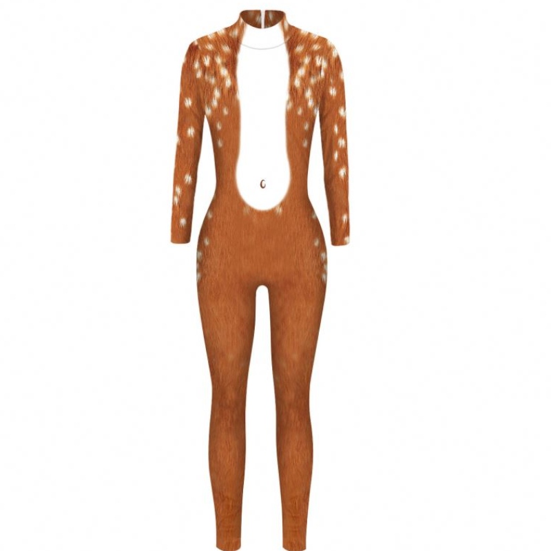 Halloween Bodysibuit Robot punk kombinezonu Catsuit seksowne kobiety cosplay kostiumy
