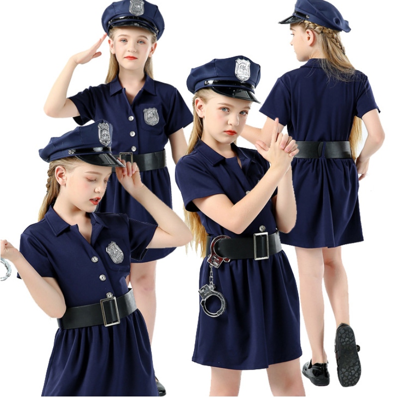 Dzieci Halloween Man Costumes Party Party Carnival Mundur 100-160 cm Boys Army Men Cosplay Zestawy odzieży