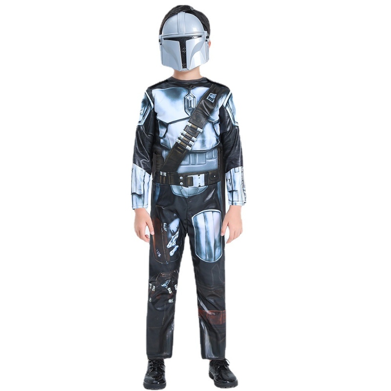 Mandalorian kostium dla dzieci rozmiary młodzieżowe ubieraj cosplay Halloween