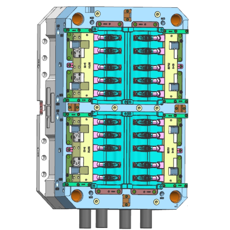 Plastikowe wtryski Mould-2k i forma wielokrotnie