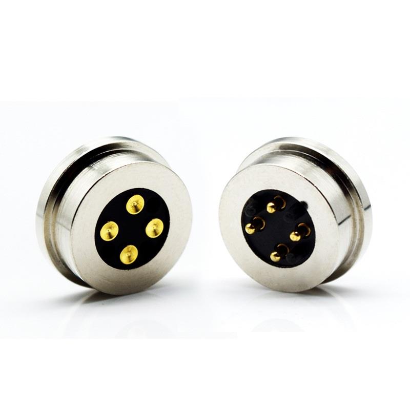 2pin/3pin/4pin/5pin/6pin Magnetyczne złącze męskie i żeńskie pogo do LED