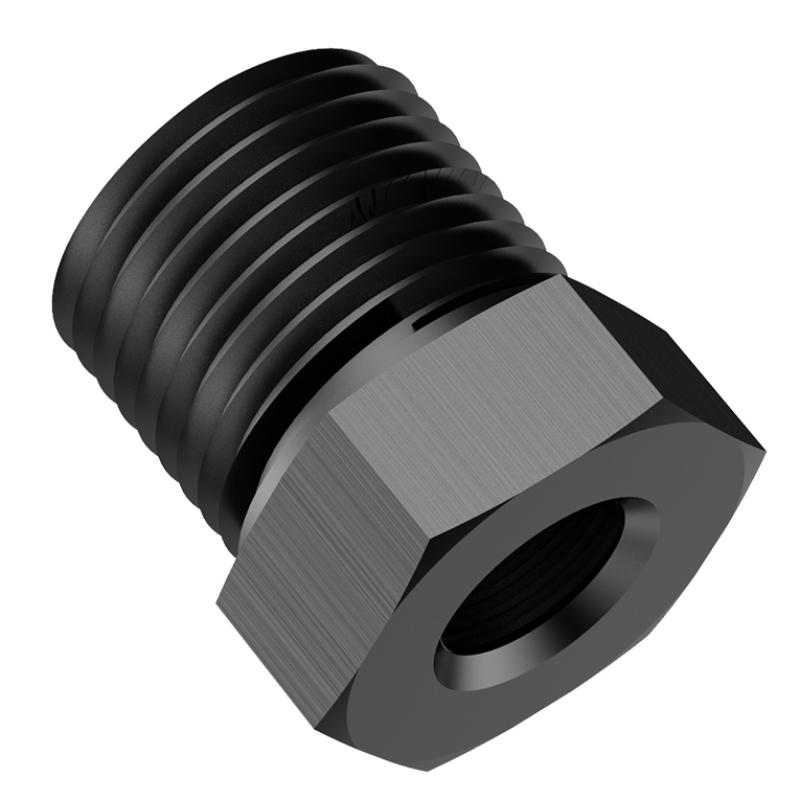 1/4 NPT mężczyzna do 1/8 NPT żeńskiego reduktora Adapter Hex Bushing Hollow Aluminium