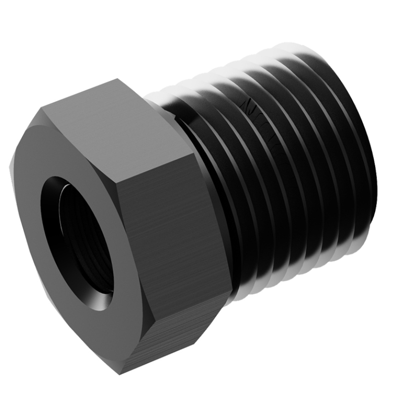 1/4 NPT mężczyzna do 1/8 NPT żeńskiego reduktora Adapter Hex Bushing Hollow Aluminium