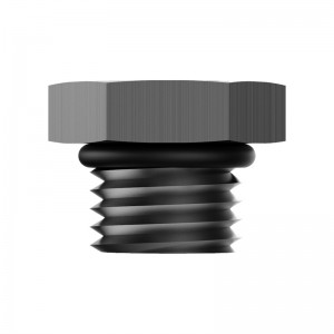 Block Off Cap Męska wtyczka do montażu adaptera ze stopu aluminium