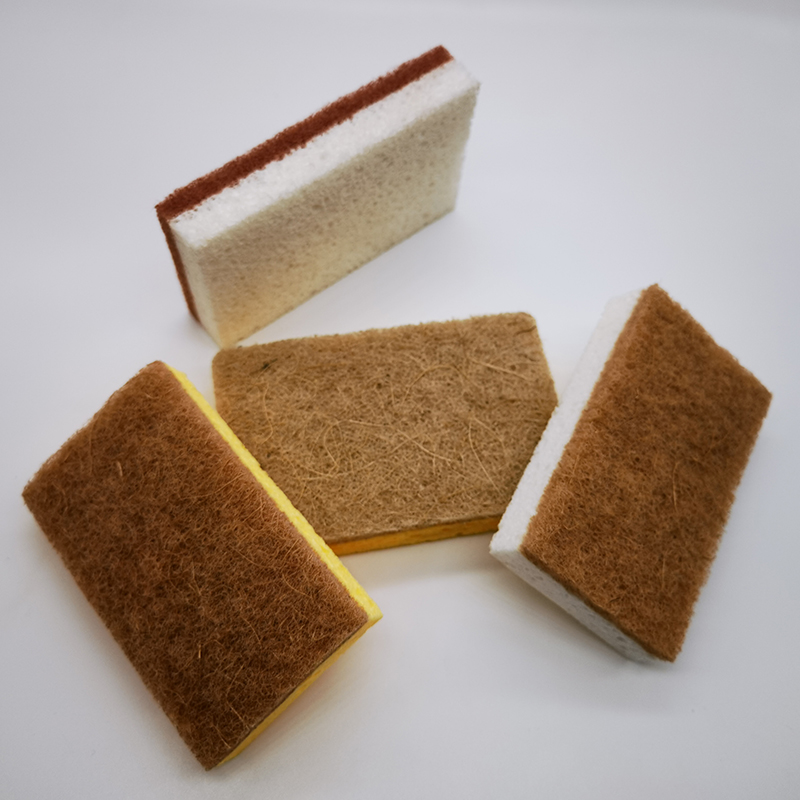 Gąbka celulozowa kwadratowa sprężona gąbka do mycia naczyń do kuchennych sprężonych naturalnych gąbek kuchennych