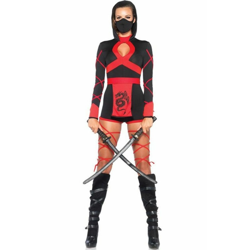 Koszula smoka NINJA z maską twarzy