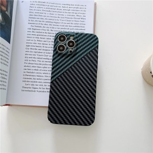 Przezroczysty dla Apple iPhone 14pro Case, Firbet Fibre Ultra-cienki ochrona przed jesienną osłoną skórzana okładka iPhone 14promax Case