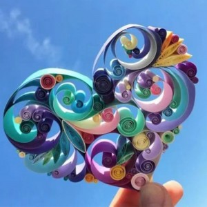 Kolorowy pasek papieru