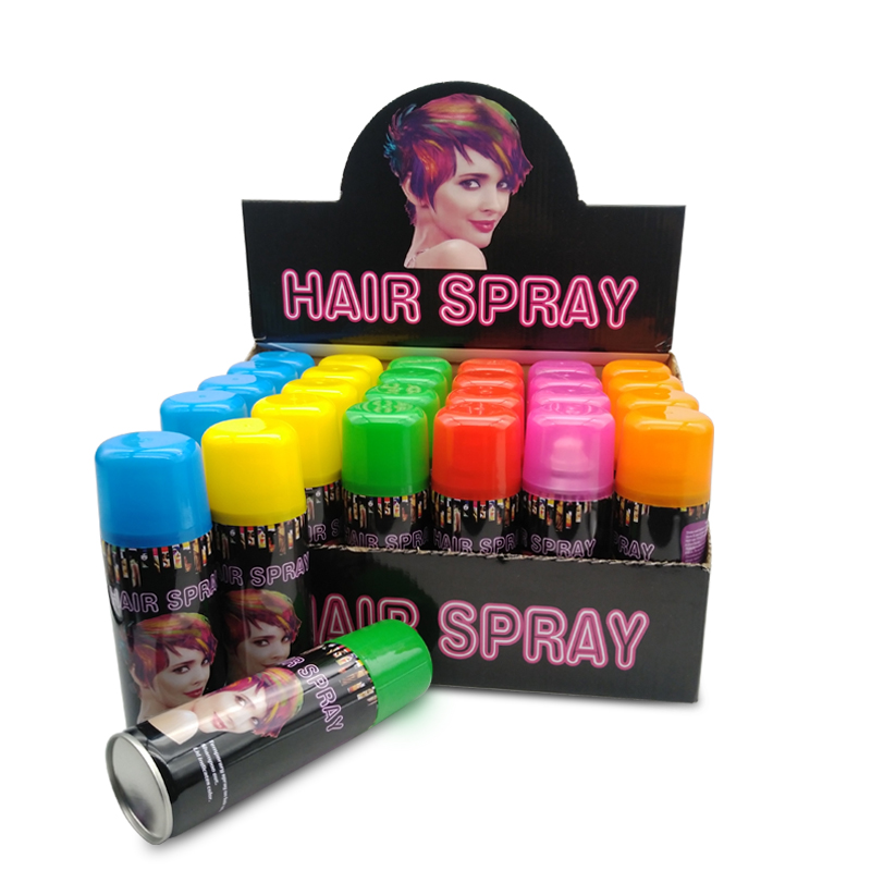 Kolor włosów aerozolowy spray brokat kolor włosów