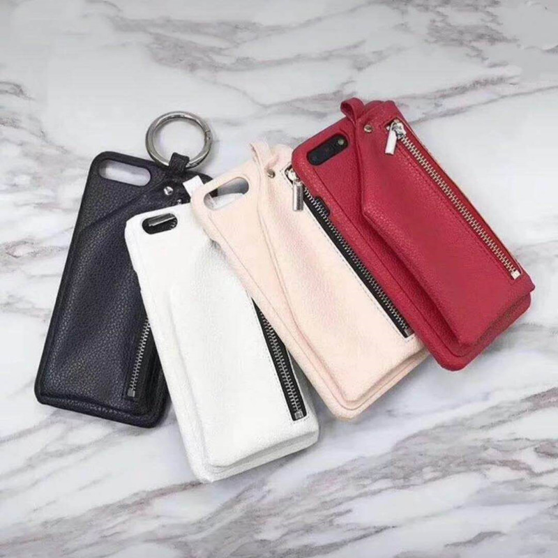 Apple iPhone 8 Telefon komórkowy obudowa ochronna, ręczna skórzana obudowa ochronna, mała portfelowa torbana telefon komórkowy, odpornana jesień i wibracje skóra China czerwona obudowa telefonu komórkowego