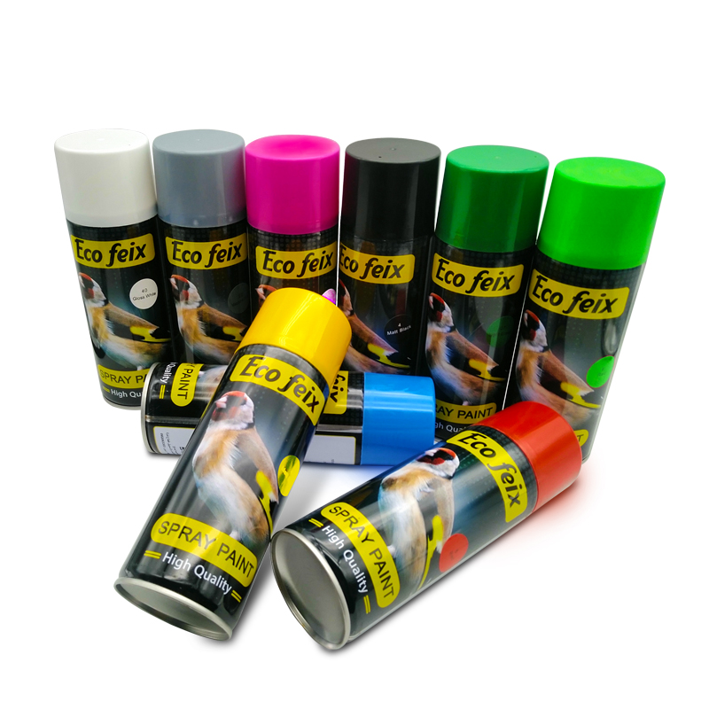 Wysokiej jakości tanio kolorowy aerozol farba Aerozol próbka farba graffiti w sprayu graffiti