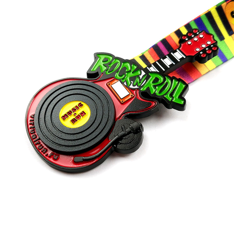 Custom Awards Medals Virtual Medal Sports Day Medals Fun Run Medal Guitar Medal