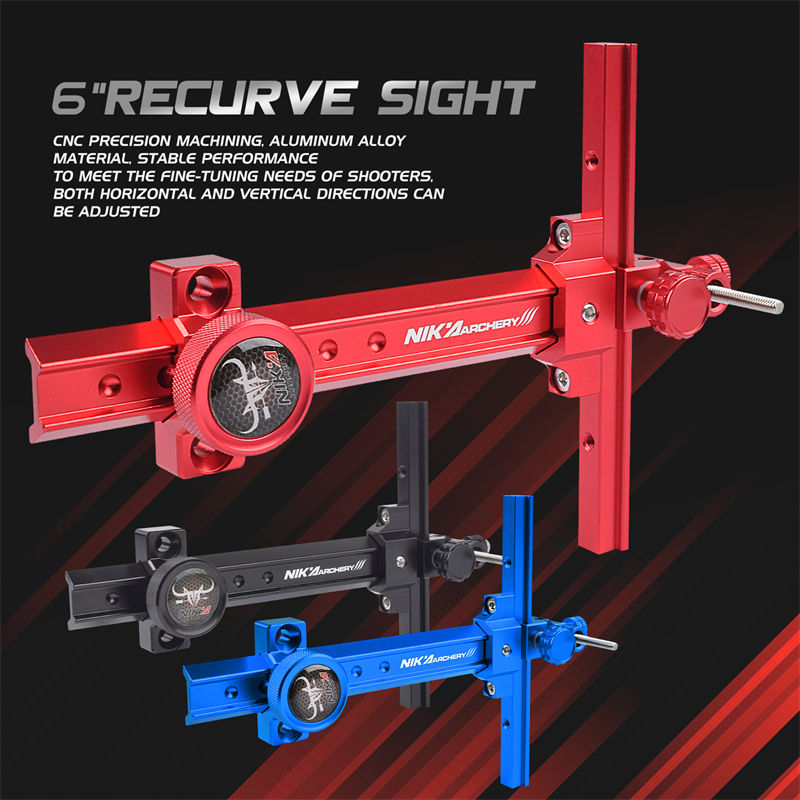 Elongarrow 6 cali RH Reurve Bow Sight