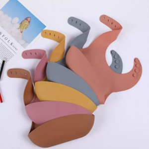 Baby Dribs Silikonowy śliniak Regulowany wodoodporne zastawa stołowa śliniaki spożywcze