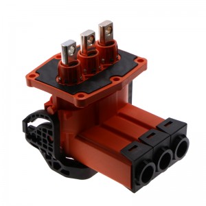 Nowe pojazdy energetyczne Wysokie złącze prądu 200A 3 -pinowe złącze wtyczki łokciowej