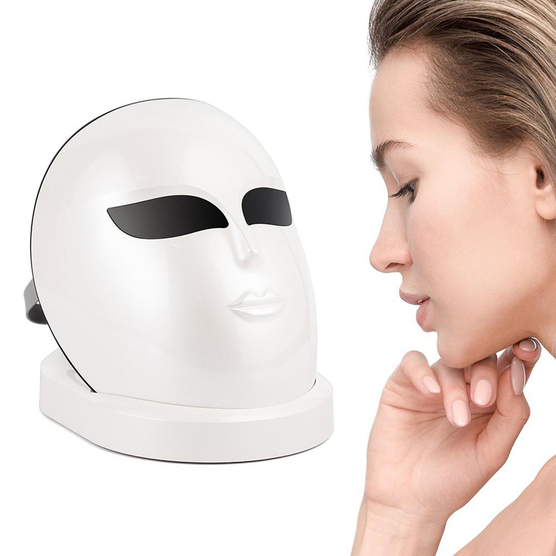 Twarz LED Mâsk Light Therapy 7 Kolor skóry odmładza terapia LED Photon Mâsk lekka pielęgnacja skóryna twarzy przeciw starzenie się skórne pomarszczone zmarszczki tonowanie mâsk (na twarz&szyi).