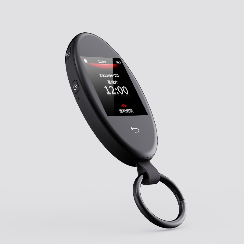 Inteligentny LCD Scd Screen CAR KLUCZ, Uaktualnij Bezkluczykowy wpis, Purple Car Klucz Auto Lock&Odblokuj zdalnym rozrusznikiem samochodu, Key FOB Wymiana akcesoriów antykradzieżowych, wyświetlacz logo pojazdu