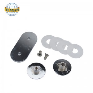 Podwójny klip z mocowaniem 180 stopni