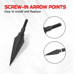 Elongarrow 125grain łucznictwo Arrowhead Broadhead for Carbon Arrow